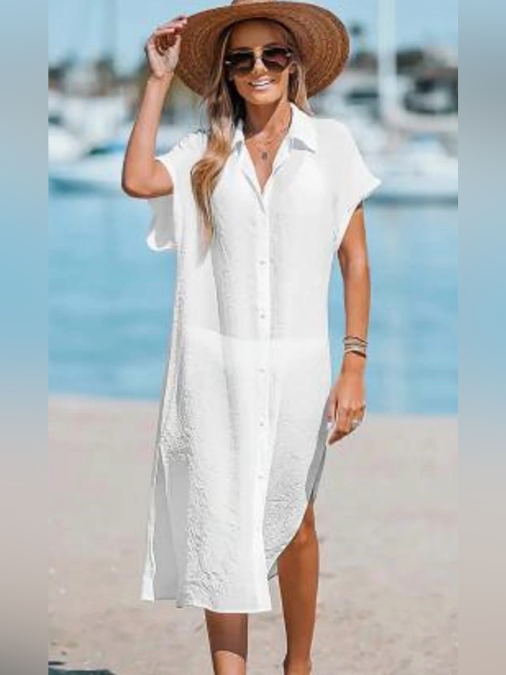 Myrah Penaloza Linen Tunic Dress